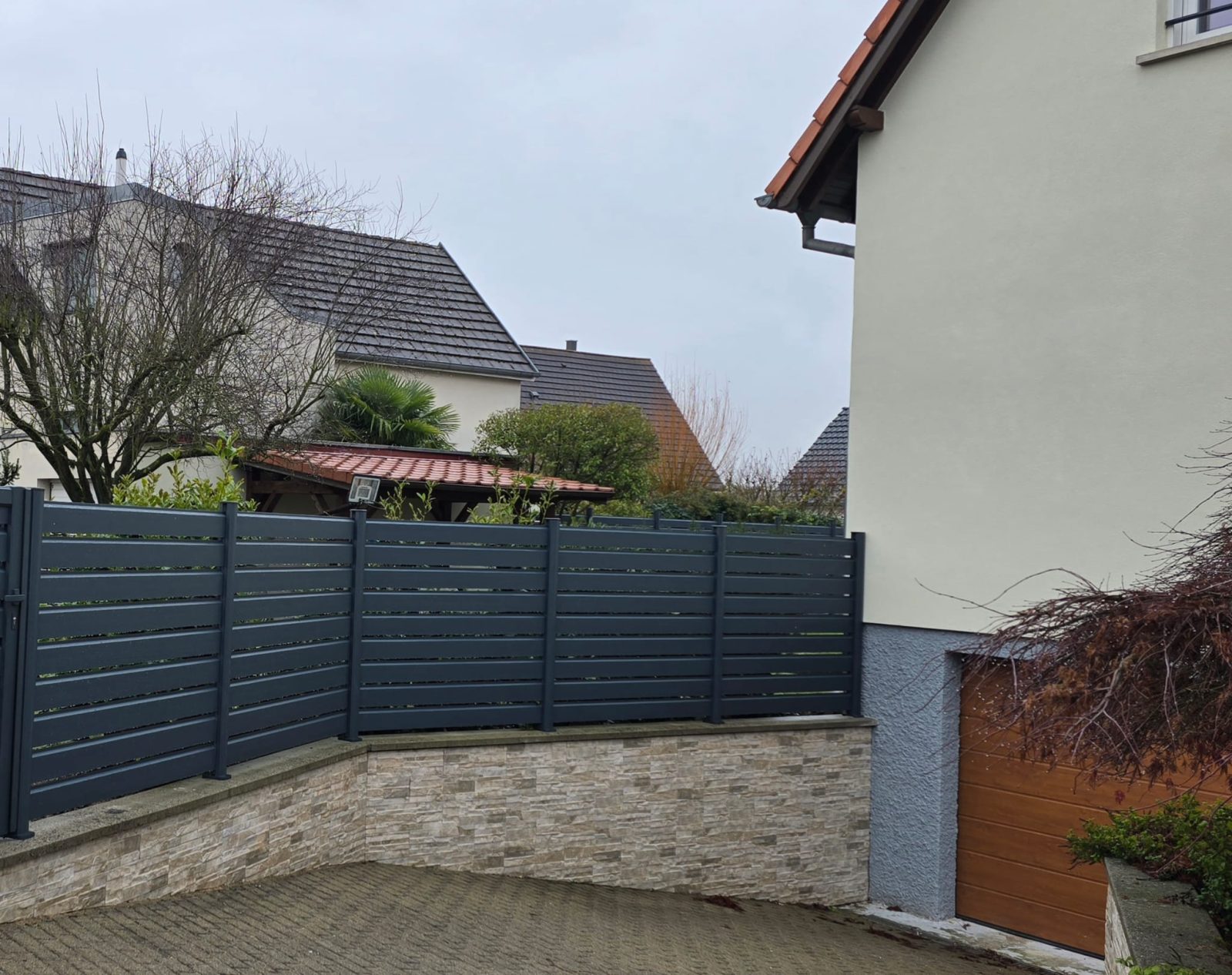 Clôture en aluminium modèle Persienne – Image 5