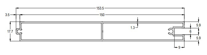 Lame plate - 1,80 m – Image 2